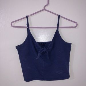 Aeropostale Blue Knot Tank Top